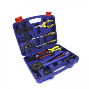 China 2.5 - 6mm2 Wire Crimping Tool Kit With 5 Interchangeable Jaws Wire Striper Cutter on sale