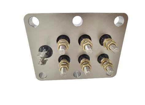 Electroless Nickel Plating Connection Terminal Block for Custom Current and