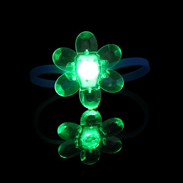Quality Crystal Flower LED Silicone Bracelet For Concert,Carnivals, Sporting Events, Party , Night Club for sale