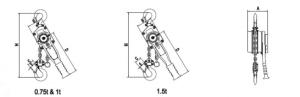 Buy cheap 1 - 10 Ton Chain Driven Hoists With Wheel Width 50 - 100 Mm product