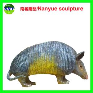 Buy cheap life size artificial statue pangolin model doll as decoration statue in garden park product