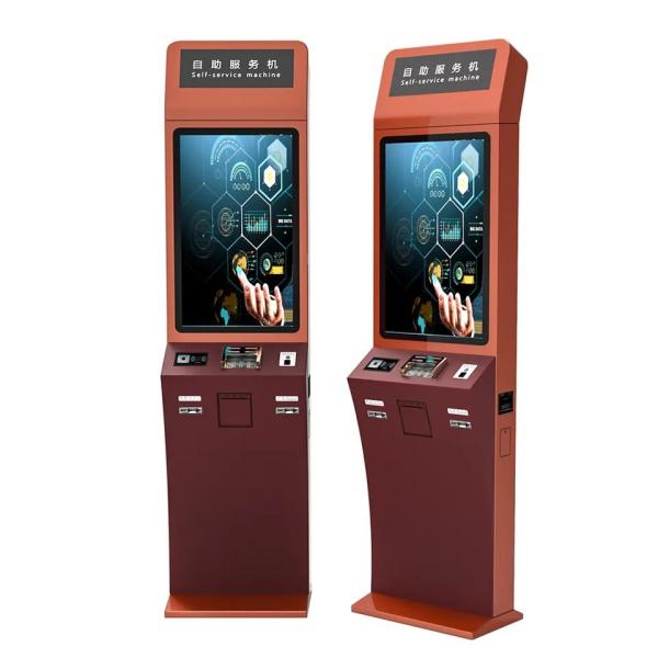 Quality Floor Standing Touch Screen Kiosk Digital Signage Self Service Customized for sale