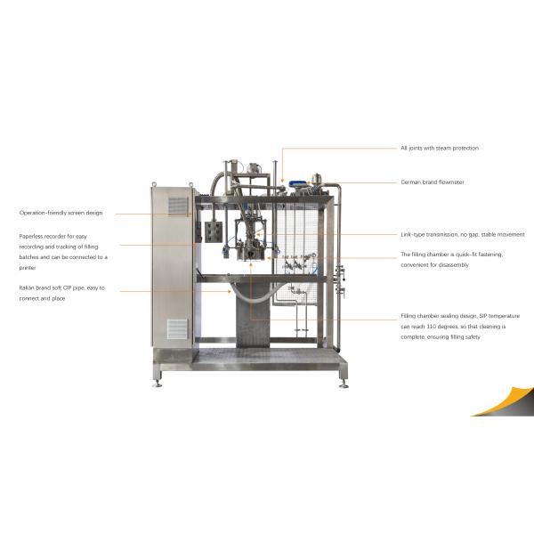 Mango Pulp Aseptic Filler Machine For 220L Aseptic Bag