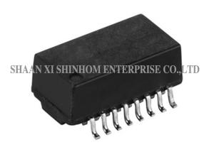 China 10/100 Base-TX Ethernet LAN Transformer , LAN Magnetic Transformer Single Port on sale