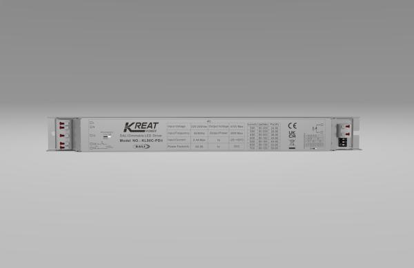 90W DALI Dimmable LED Driver Constant Current 80 - 300VDC Load Output Voltage