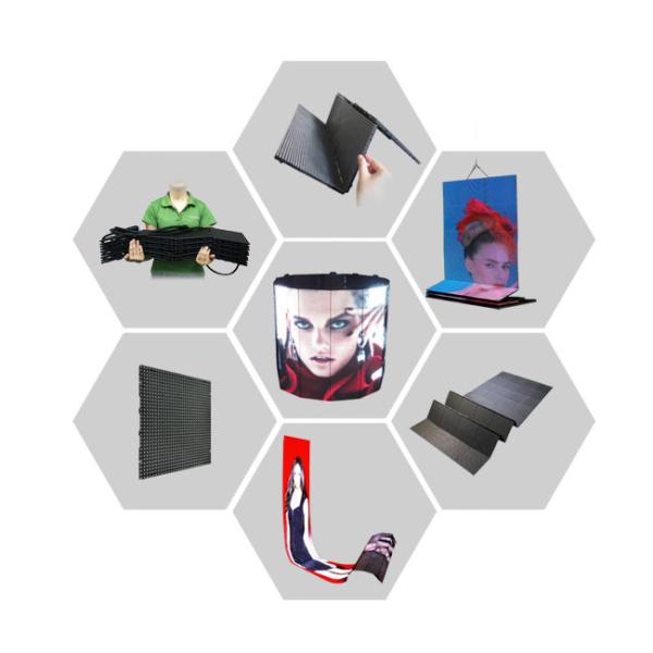 3.9mm 6mm 10mm 12mm patented flexible rental LED display for events