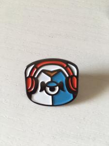 China Customized Soft Enamel Lapel Pins with customer's Logo back stamp on sale