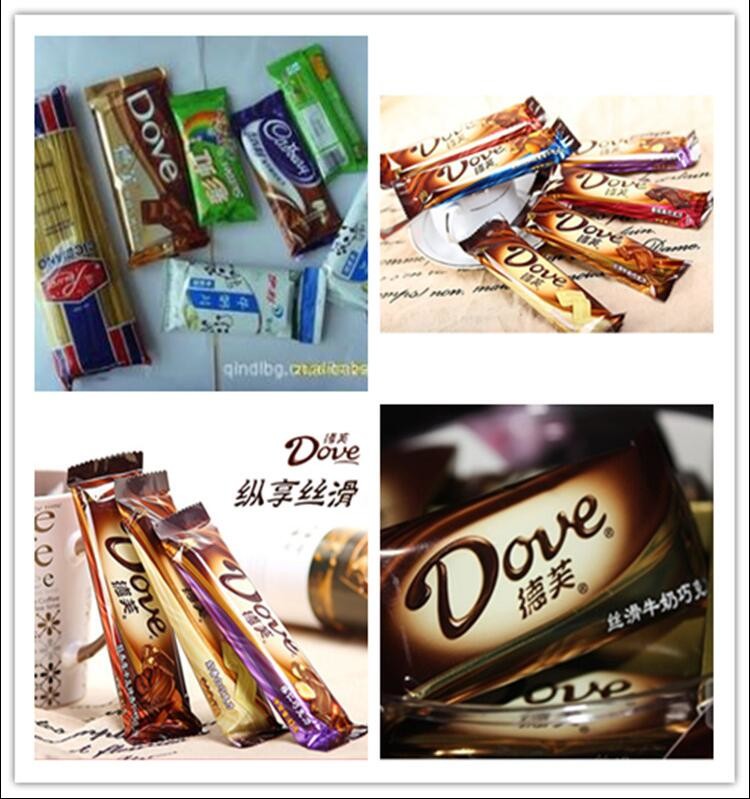 Multi-servo feed processing machine Horizontal chocolate Candy Bar flow Packing Machine