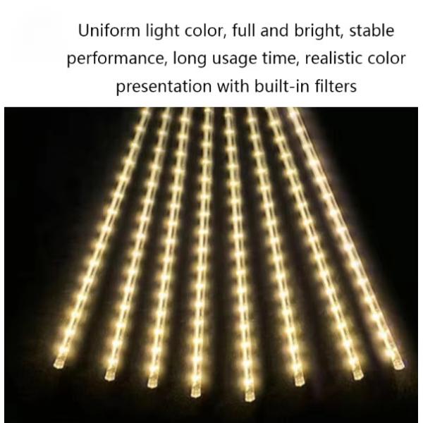 Waterproof Holiday Decoration Light 30cm / 50cm / 80cm Meteor Shower Christmas Lights