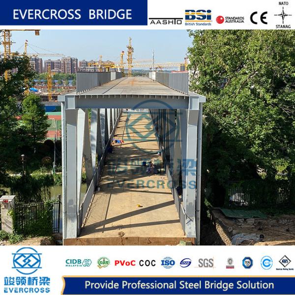 Quality Composite Deck Steel Truss Bridge Steel Highway Bridge Large Span for sale