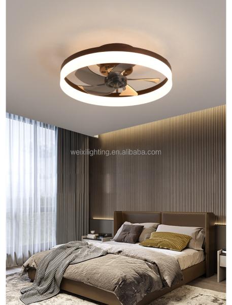 Quality Simple Ceiling Fan Lamp Simple Bedroom Ceiling Fan Lamp Restaurant Fan With Lamps for sale