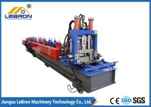 Buy cheap CNC Control Automatic C Purlin Roll Forming Machine Hydraulic Cutting 10-15m/min product