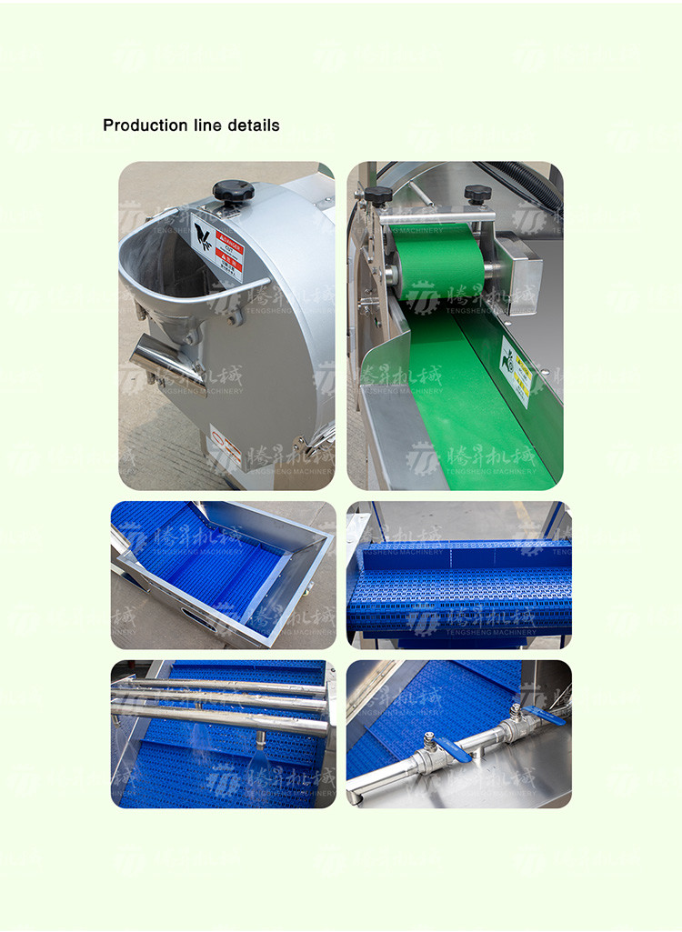 Customized Potato Fruit And Vegetable Processing Line