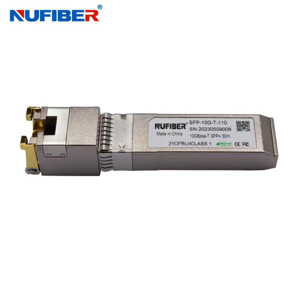 High Quality 10G-T Copper RJ45 Module 30m Distance 10Gbps UTP Network Cable