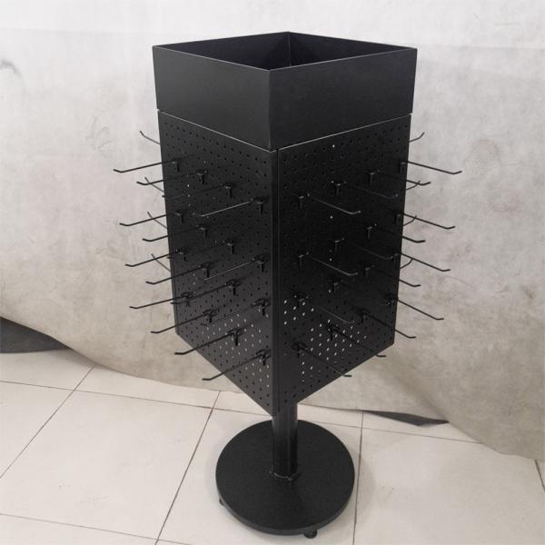 Quality 400mm Length Rotating Display Rack Shop Phone Case Display Shelf for sale