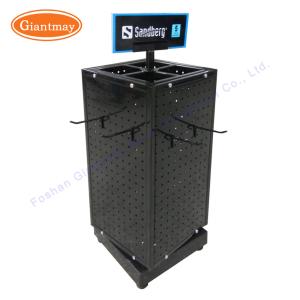 China Countertop Spinner Stand Keychain Rotating Counter Display on sale