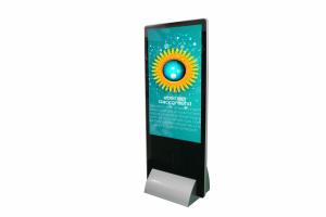 China Ultra Slim Interactive Touch Display Lcd Windows Android Os Advertising Display Totem 43'' Floor Stand on sale