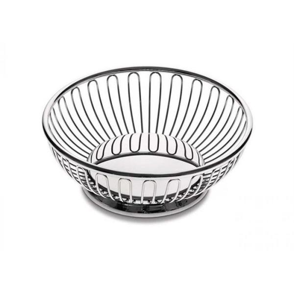 304 Stainless Steel Fruit Basket Bread Basket Round Oval Wire Produce Basket