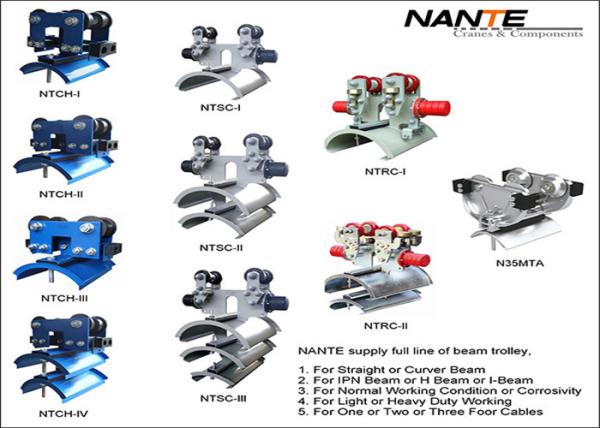 Quality Simple Assembly  H Beam Trolley Safe Efficient And Maintenance Free for sale