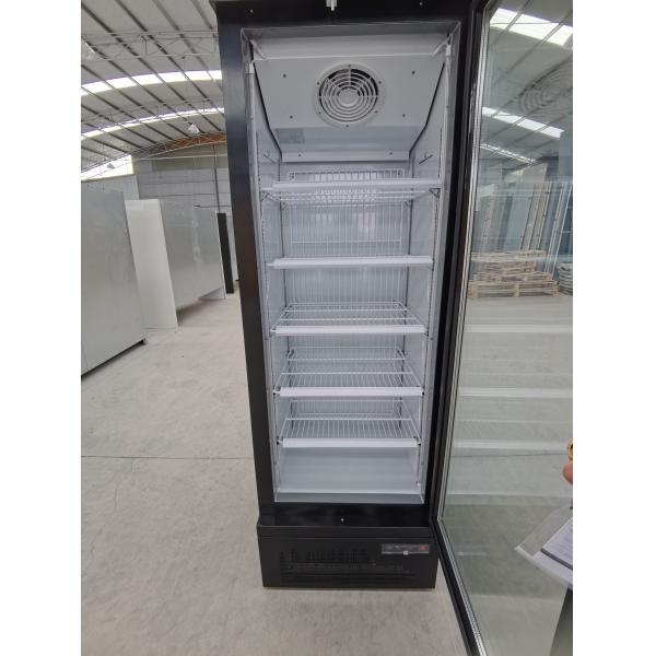 Upright Slim 400L Volume Commercial Beverage Cooler For Soft Drink Beer
