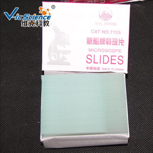 Quality Medical School Lab Consumables Laboratory Apparatus Frosted Microscope Slides 7105 for sale