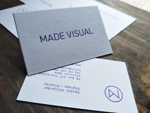 Quality Color Edge Letterpress Business Cards Fine Craftsmanship With Offset Printing for sale