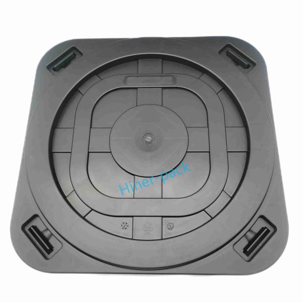 Horizontal 12 Inch Wafer Carrier Box Shipper Black Used In Wafer Fab SGS Compliant