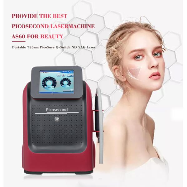 Portable Mini Whitening Skin Rejuvenation Picosecond Nd Yag Laser 532nm 755nm 1064nm 1320nm Tattoo Remove Removal Beauty Machine