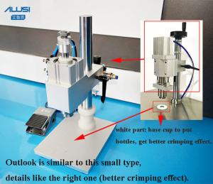 SUS304 Bottle Capping Machine , 20mm 22mm Vial Crimping Machine
