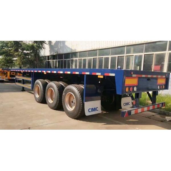 3 Axle Air Suspension 45Ft 60T Flatbed Semi Trailer