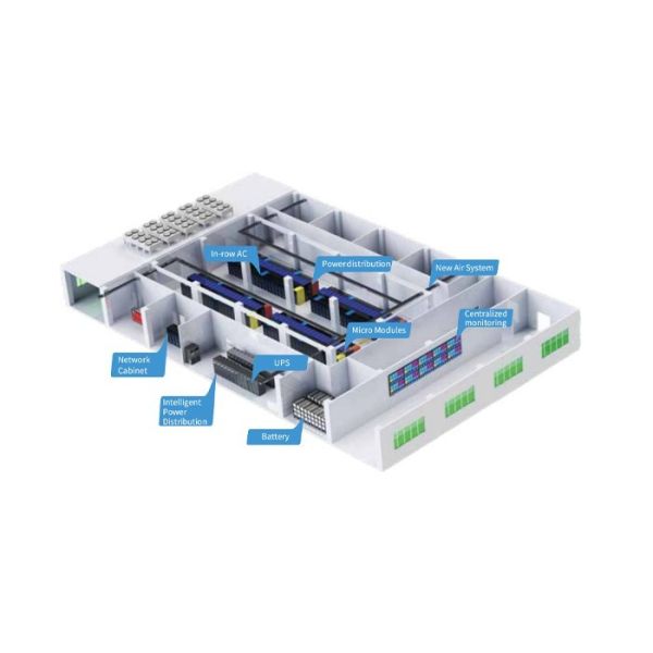 Bespoke Cold Aisle Containment Data Center Storage Solutions 380V 42U