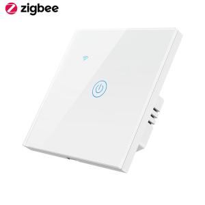 Buy cheap 86×86mm Zigbee Light Switch FCC 1 Gang 2 Way Smart Switch Timer product