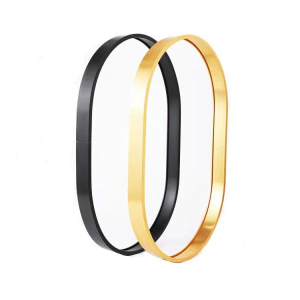 Quality Oval Led Mirror Aluminium Profile Anodizing Brushed Oblong Bending for sale