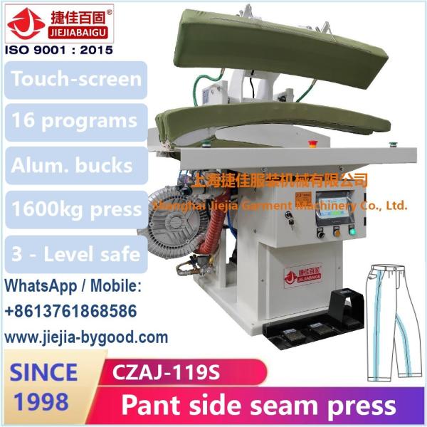 Automatic Steam Press Machine Trousers Side Seam Ironing Garment Pressing Machine