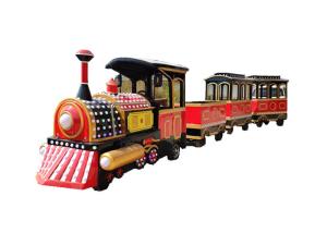 China 4 Carriages DC48V Trackless Train Amusement Ride For Carnival Sightseeing Tour on sale