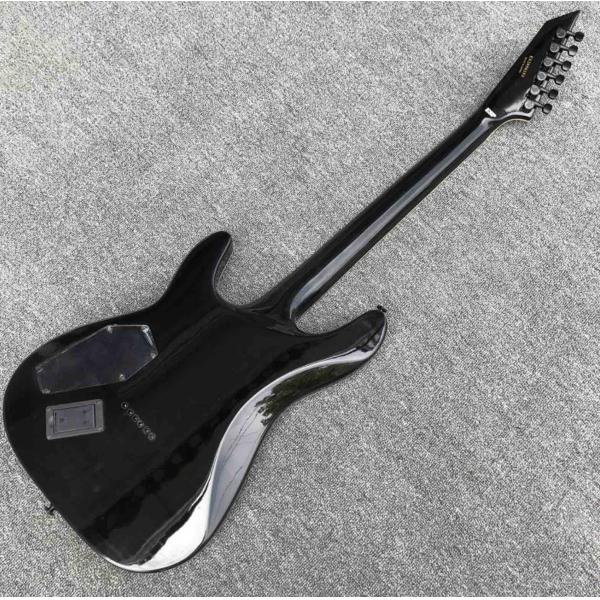 ES Solid Body Brown Burst Maple Top 6 Strings Electric Guitar with Black Hardware