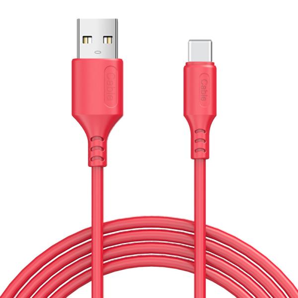 1m/2m Silicone Data Cable For Fast Data Transfer And 3A Charging 480Mbps USB2.0