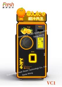Buy cheap factory new model pure juice Fresh fruit orange Squeezing Automatic Beverage Vending Machine with cleaning systems product