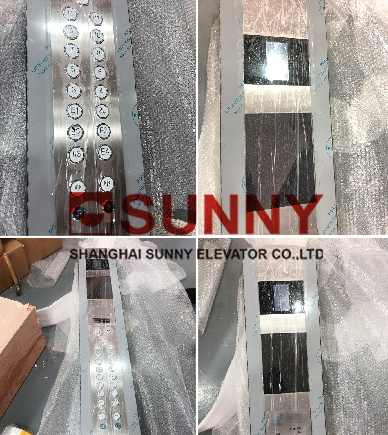 Dot Matrix LCD Wall Mounting Calling Box Elevator Cop Lop 340 X 105 X 20mm