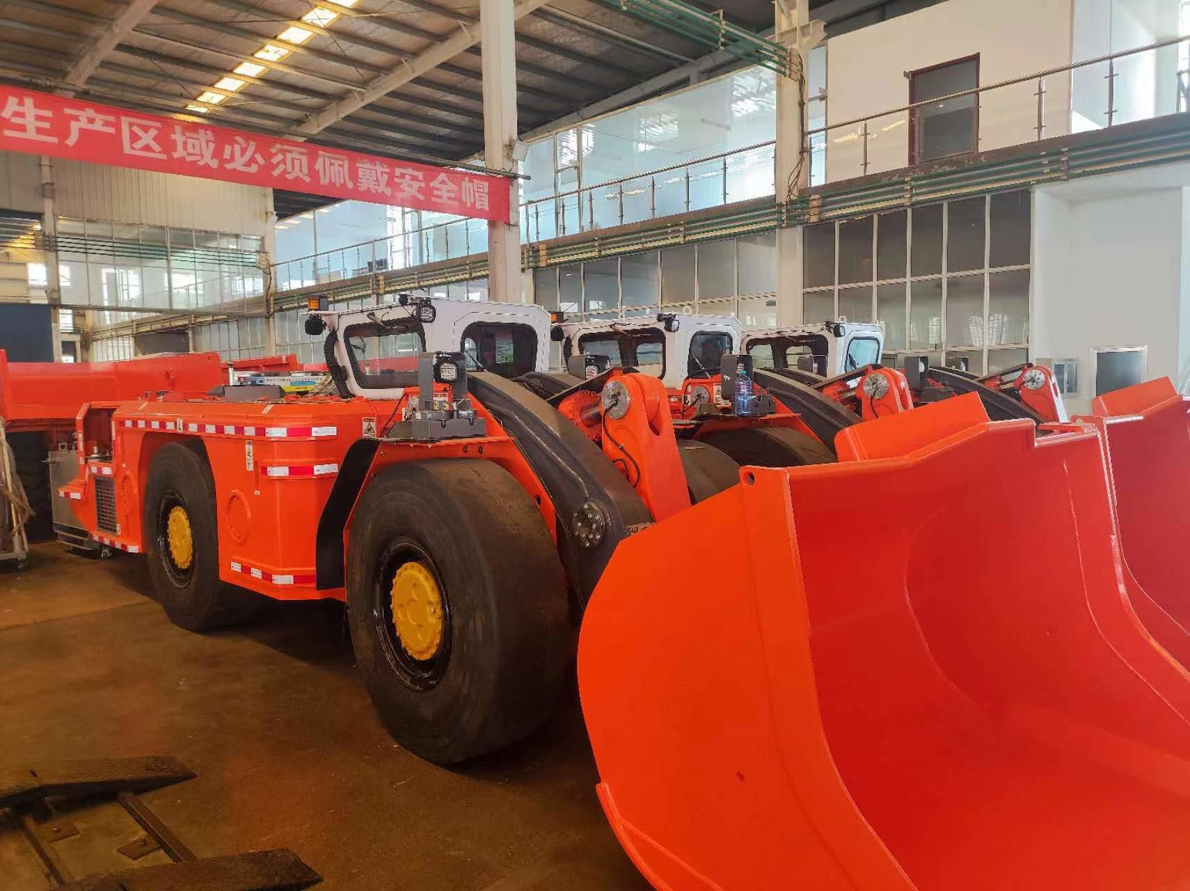 DERUI 3.5 Cube Underground Loader Grader Dump Truck VOLVO Engine