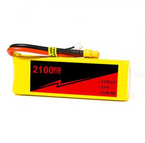 2100mAh 6.6v/6.4v  2S1P 20C FPV Lipo Battery For RC Drone Boat