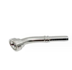 1/4 Stainless Hydraulic Hose Flange Fittings 6000 Psi 45 Elbow