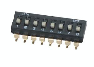 Buy cheap 0.90mm Stroke Passive Electronic Components Horizontal Dial SMT Type DIP Switch product