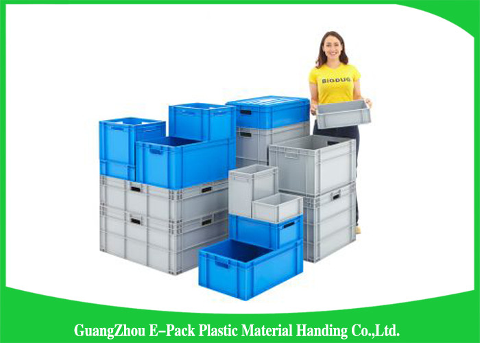 Virgin PP Plastic Stacking Boxes Light Weight , Large Plastic Storage Containers
