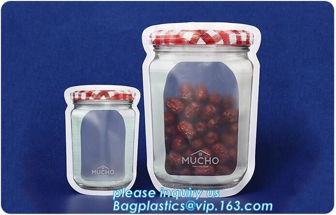 Round bottom polypropylene zip lock bag, CD bag, round reclosable bag, round reusable zip lock bag, round grip seal pack