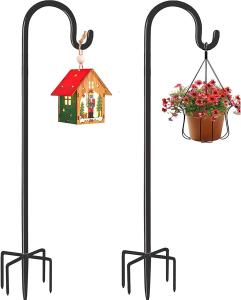 China 5 Prong Outdoor Shepherds Hook Heavy Duty Shepherds Hook For Bird Feeders on sale