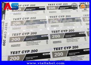 5ml Glass Vial Transparent Sticker Printing Glossy Lamination small bottle labels