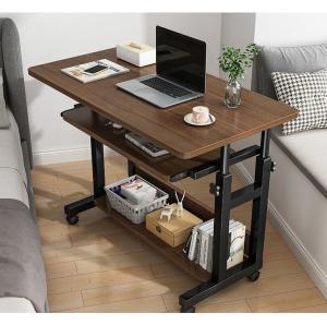 Modern Design Style Movable Manual Height Adjustable Sit to Stand Table with Drawers