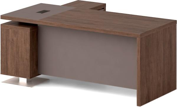 Quality MFC Office Executive Table Executive Director Table With Vice Desk for sale