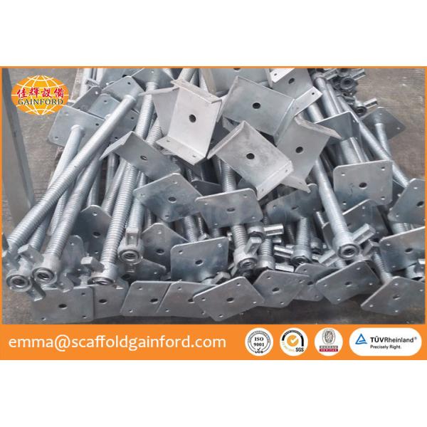 Hot dip galvanized painted Q235 adjustable 600mm U head jack for supporting beam for Singapore project